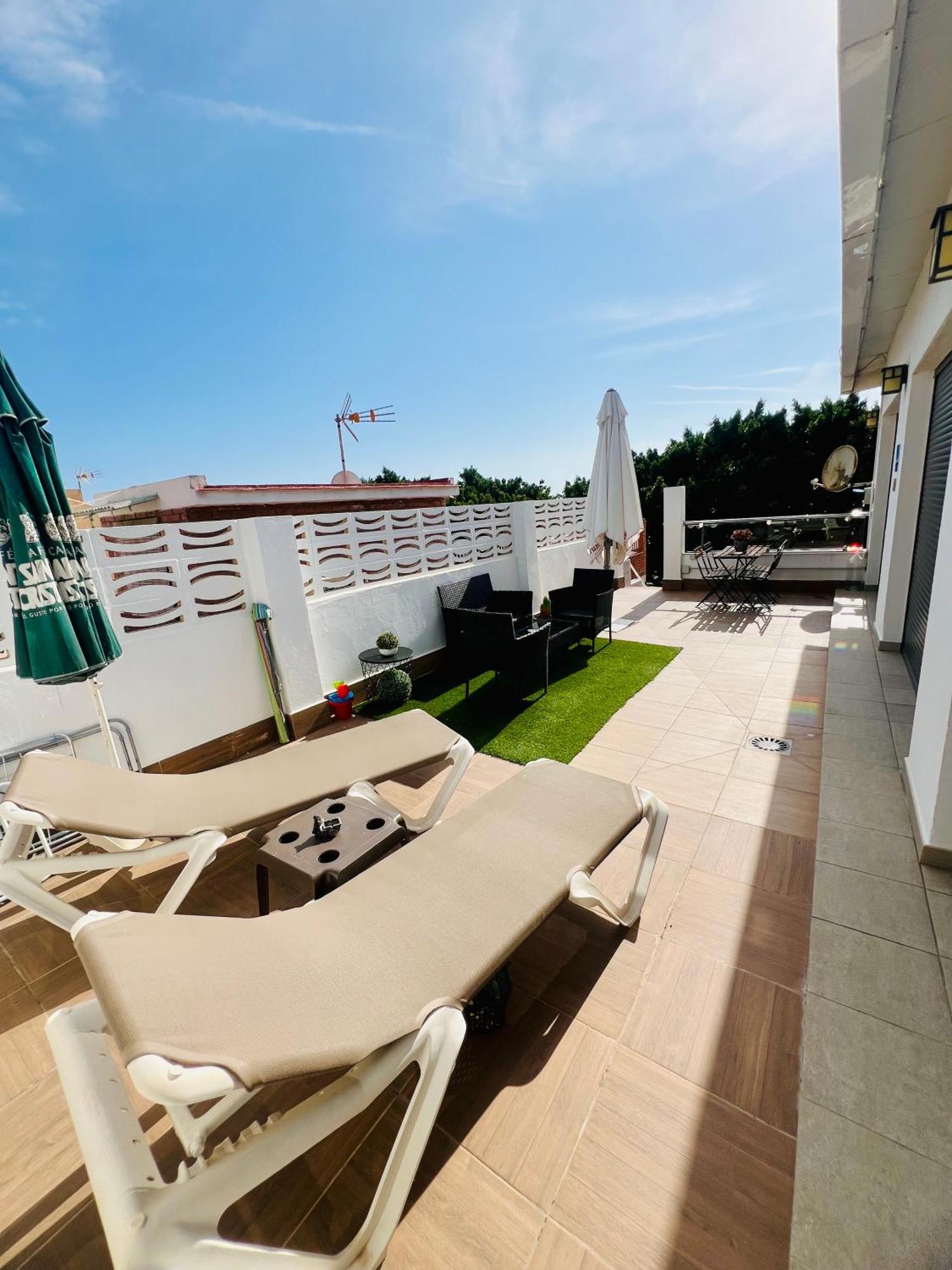 Casa Carmen Atico Primera Linea De Playa Málaga Exterior foto